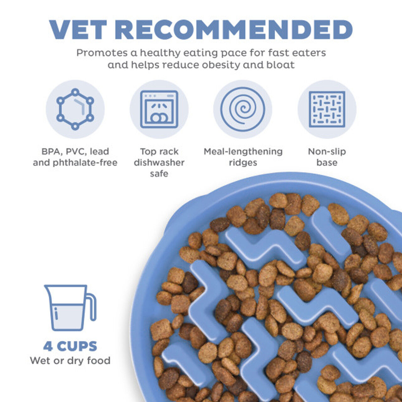 Outward Hound Fun Feeder Notch Slow Feeder - Image 5