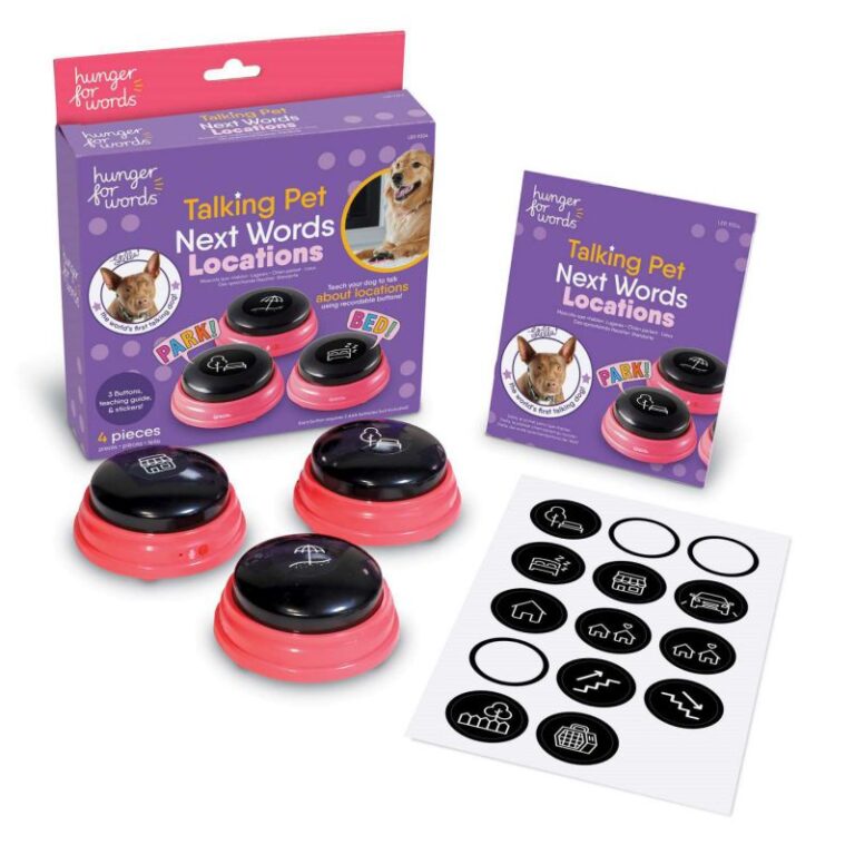 Hunger For Words Talking Pet Button Next Words: Locations