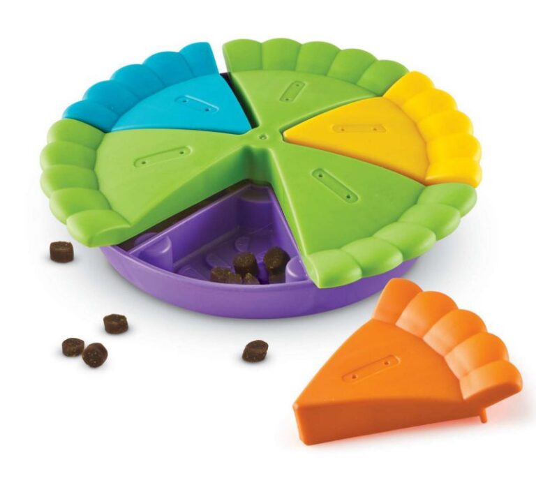 Brightkins Slice of Pie Interactive Treat & Food Puzzle Toy